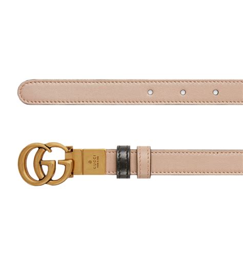 gucci marmont reversible thin belt.